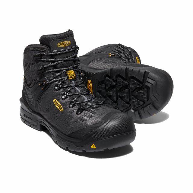 Keen Men's Dearborn 6 Inch Waterproof Work Boots with CarbonFiber Toe